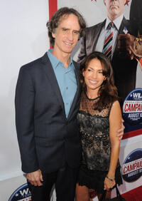 Director Jay Roach and Susanna Hoffs at the California premiere of "The Campaign."
