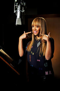 Beyonce Knowles on the set of "Epic."
