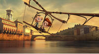 Penny voiced by Ariel Winter and Sherman voiced by Max Charles in "Mr. Peabody & Sherman."