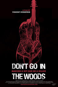 Poster art for "Don't Go in the Woods."