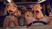 Courtney voiced by Anna Kendrick, Norman voiced by Kodi Smit-McPhee, Alvin voiced by Christopher Mintz-Plasse, Neil voiced by Tucker Albrizzi and Mitch voiced by Casey Affleck in "ParaNorman."
