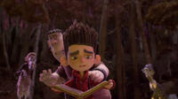 Alvin voiced by Christopher Mintz-Plasse and Norman voiced by Kodi Smit-McPhee in "ParaNorman."