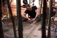 Producer and head animator Travis Knight on the set of "ParaNorman."