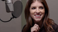 Anna Kendrick on the set of "ParaNorman."