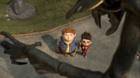 Neil voiced by Tucker Albrizzi and Norman voiced by Kodi Smit-McPhee in "ParaNorman."