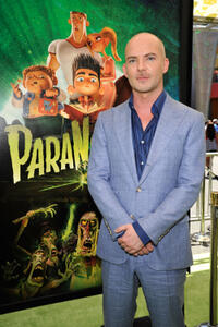 Director Chris Butler at the world premiere of "ParaNorman" in California.