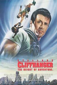 Poster art for "Cliffhanger."
