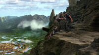 Dwayne Johnson as Hank, Michael Caine as Alexander and Josh Hutcherson as Sean in "Journey 2: The Mysterious Island."