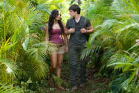 Vanessa Hudgens as Kailani and Josh Hutcherson as Sean in "Journey 2: The Mysterious Island."