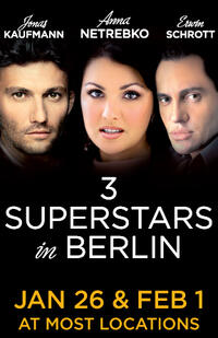 Poster art for "3 Superstars in Berlin."