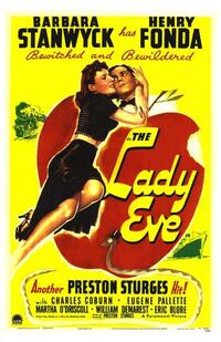 Poster art for "The Lady Eve."