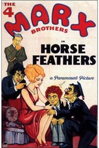 Poster art for "Horse Feathers."