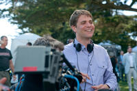 Director Nicholas Stoller on the set of "The Five-Year Engagement."