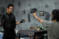 Joe Taslim as Jaka and Yayan Ruhian as Mad Dog in "The Raid."
