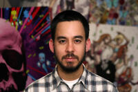 Composer Mike Shinoda on the set of "The Raid: Redemption."