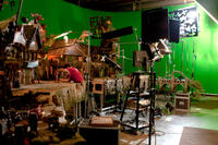 Animator Gareth Love on the set of "Pirates! Band of Misfits."