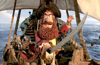 Pirate Captain voiced by Hugh Grant in "Pirates! Band of Misfits."