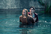 Teresa Palmer and Nicholas Hoult in "Warm Bodies."