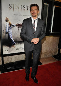 Ethan Hawke at the California premiere of "Sinister."
