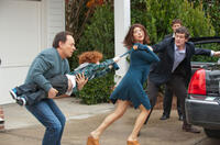 Billy Crystal, Kyle Harrison Breitkopf, Marisa Tomei and Tom Everett Scott in "Parental Guidance."