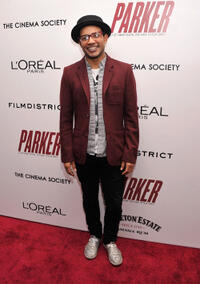 Jaime Cepero at the New York premiere of "Parker."