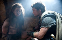 Toby Kebbell as Agenor and Sam Worthington as Perseus in "Wrath Of The Titans."