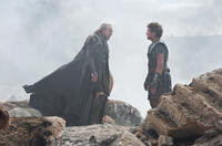Ralph Fiennes as Hades and Sam Worthington as Perseus in "Wrath Of The Titans."