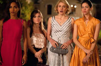 Megalyn Echikunwoke as Rose, Carrie MacLemore as Heather, Greta Gerwig as Violet and Analeigh Tipton as Lily in "Damsels in Distress."
