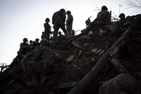 A scene from "The Front Line."