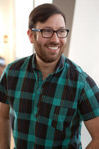 Director Jamie Travis on the set of "For a Good Time, Call."