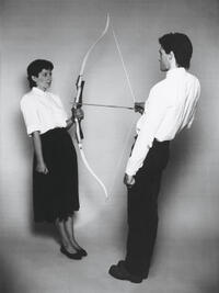 A scene from "Marina Abramovic: The Artist Is Present."