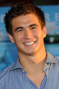 Nathan Adrian at the California premiere of "Finding Nemo 3D."