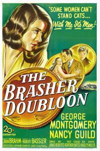 Poster art for "The Brasher Doubloon."