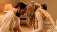 Christopher Denham as Peter and Brit Marling as Maggie in "Sound of My Voice."