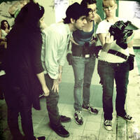 Director Zal Batmanglij on the set of "Sound of My Voice."