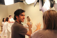 Director Zal Batmanglij on the set of "Sound of My Voice."