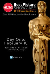 Poster art for AMC Best Picture Showcase: 2012 Oscar® Nominees – Day 1. 