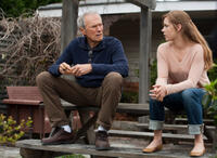 Clint Eastwood as Gus and Amy Adams as Mickey in "Trouble With the Curve."
