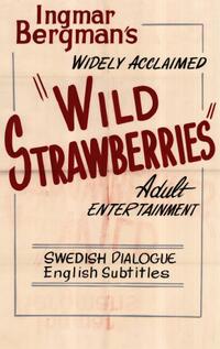 Poster art for "Wild Strawberries."