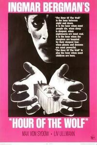 Poster art for "Hour of the Wolf."