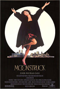 Poster art for "Moonstruck."