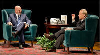 A scene from "Book Club with Michael Smerconish featuring Chris Matthews."