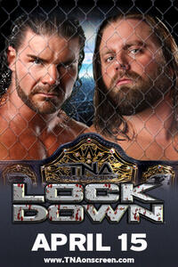 Poster art for "TNA Wrestling Lockdown."