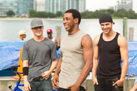Misha Gabriel, Stephen "Twitch" Boss and Ryan Guzman in "Step Up: Revolution."