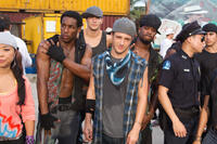 Mari Koda, Stephen "Twitch" Boss, Misha Gabriel and Chadd Smith in "Step Up: Revolution."