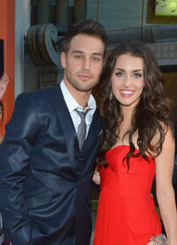 Ryan Guzman and Kathryn McCormick at the California premiere of "Step Up Revolution."