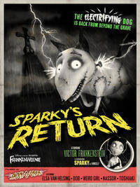 Poster art for "Frankenweenie."