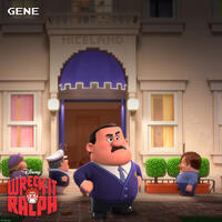 Gene in "Wreck-it Ralph."