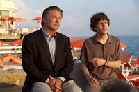 Alec Baldwin as John and Jesse Eisenberg as Jack in "To Rome With Love."