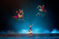 A scene from "Cirque du Soleil: Worlds Away."